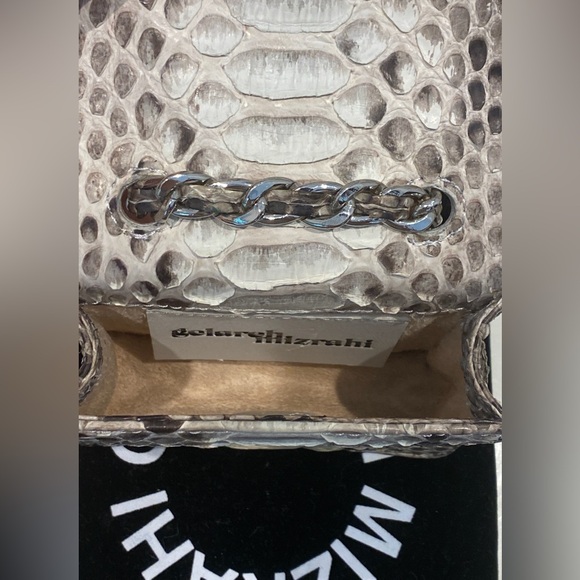 Gelerah Mizrahi ITSY BITSY MICRO MINI PYTHON CHAIN BAG - Picture 4 of 6